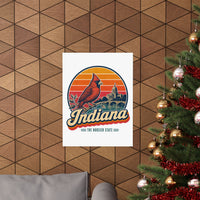Indiana Cardinal Poster