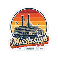 Mississippi Paddlewheel Riverboat Sticker