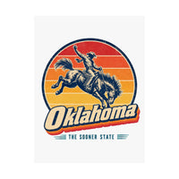 Oklahoma Rodeo Cowboy Poster