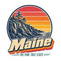 Maine Acadia Coastline Tee