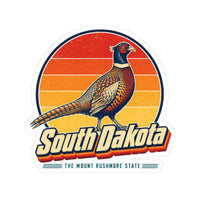 South Dakota Ring Necked Pheasant Sticker