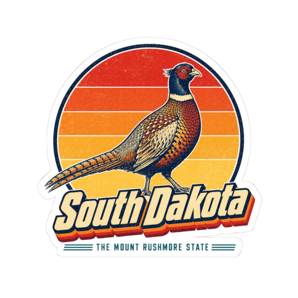 South Dakota Ring Necked Pheasant Sticker