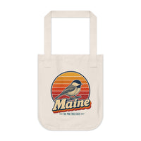Maine Black Capped Chickadee Tote Bag