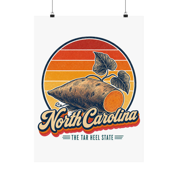 North Carolina Sweet Potato Poster