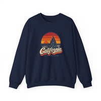 California Beach Sunset Bonfire Sweatshirt