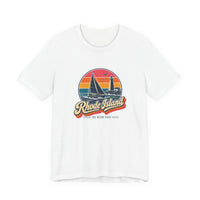 Rhode Island Retro Sunset Tee