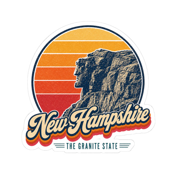 New Hampshire Old Man Of The Mountain Sticker