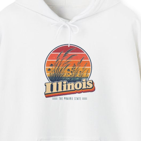 Illinois Tall Prairie Grass Hoodie
