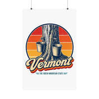Vermont Maple Syrup Taps Buckets Poster
