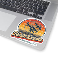 North Dakota Enchanted Highway Geese In Flight Sticker