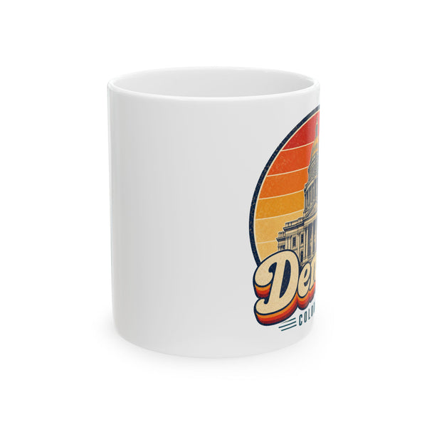 Denver Retro Sunset Mug