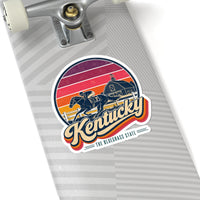 Kentucky Retro Sunset Sticker