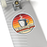 Washington Coffee Cup Sticker