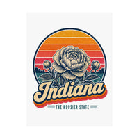 Indiana Peony Poster