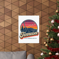 Tennessee Retro Sunset Poster