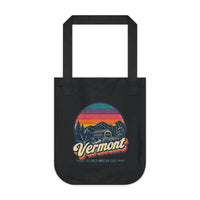 Vermont Retro Sunset Tote Bag