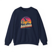 Louisiana Retro Sunset Sweatshirt