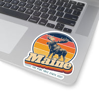 Maine Bull Moose Sticker