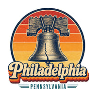Philadelphia Retro Sunset Tee