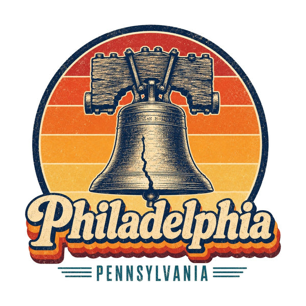 Philadelphia Retro Sunset Tee
