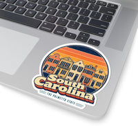 South Carolina Rainbow Row Charleston Sticker