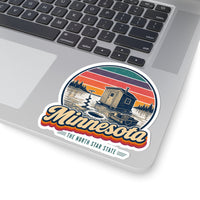Minnesota Ice Fishing House Sticker
