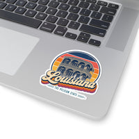 Louisiana French Quarter Balconies Sticker