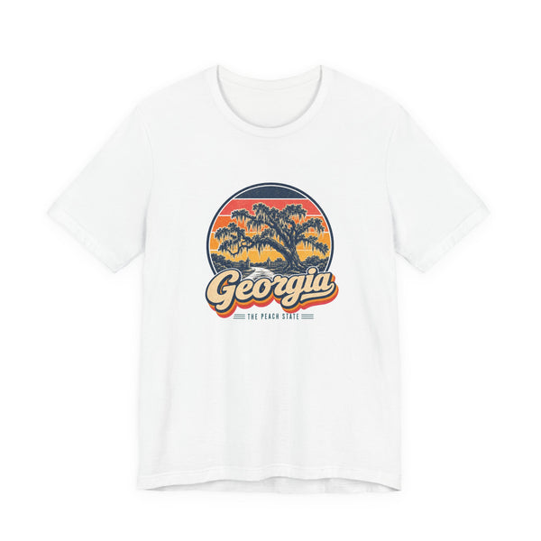 Georgia Savannah Oaks And Spanish Moss Tee