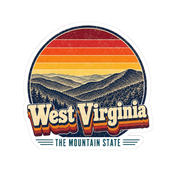 West Virginia Appalachian Ridges Sticker