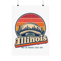 Illinois Cloud Gate Poster