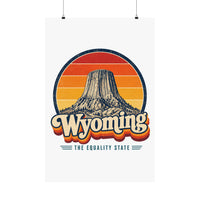 Wyoming Devils Tower Poster