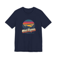 West Virginia Retro Sunset Tee