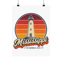 Mississippi Biloxi Lighthouse Poster