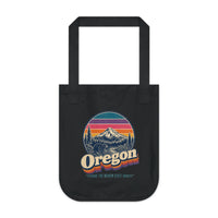 Oregon Retro Sunset Tote Bag