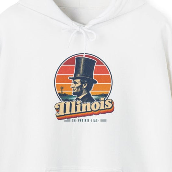 Illinois Lincoln Stovepipe Hat Hoodie