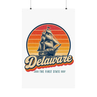 Delaware Colonial Tall Ship Poster