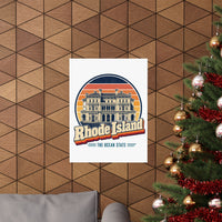 Rhode Island Newport Mansion Poster