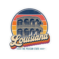 Louisiana French Quarter Balconies Sticker