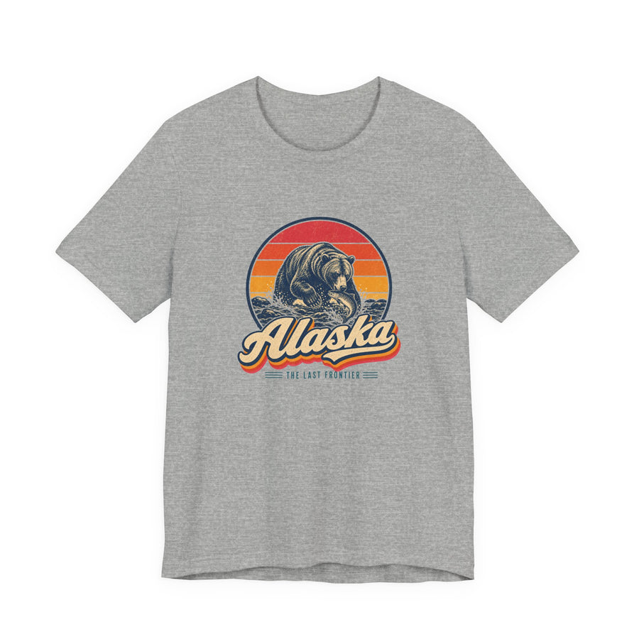 Alaska Grizzly Bear Catching Salmon Tee