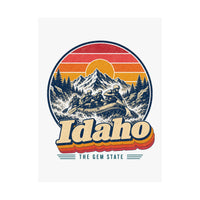Idaho Whitewater Rafting Poster