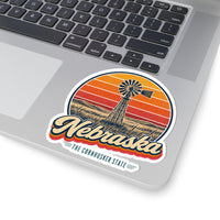 Nebraska Prairie Windmill Sticker