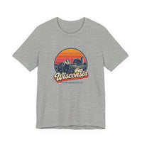 Wisconsin Retro Sunset Tee