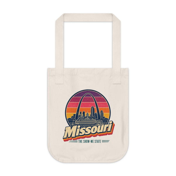 Missouri Retro Sunset Tote Bag