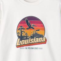 Louisiana Retro Sunset Sweatshirt