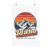 Idaho Sun Valley Skiing Poster