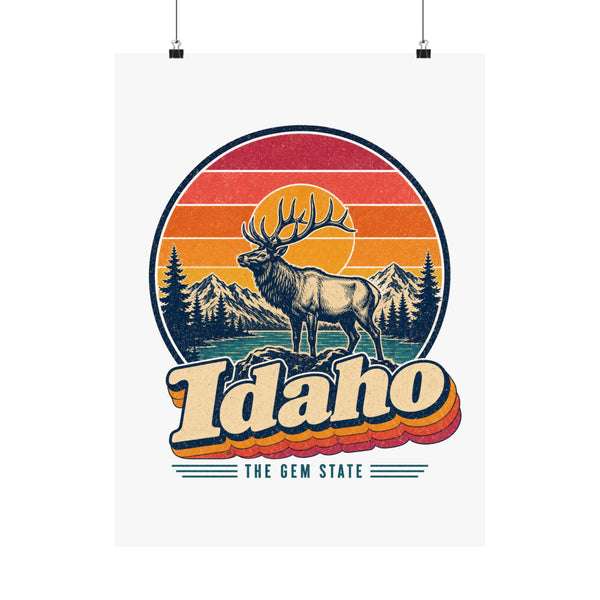 Idaho Bull Elk Poster