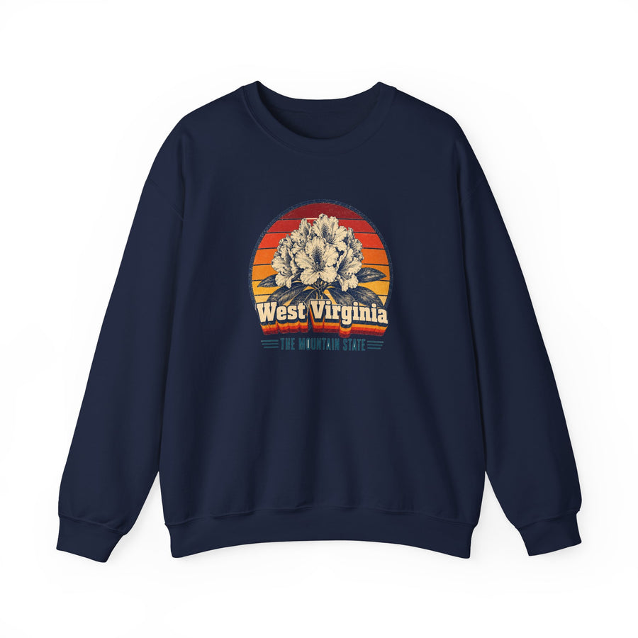West Virginia Rhododendron Sweatshirt