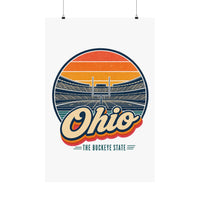 Ohio Football Stadium Poster