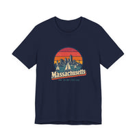 Massachusetts Boston Harbor Sailboats Tee