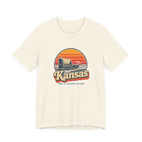 Kansas Santa Fe Trail Wagon Tee